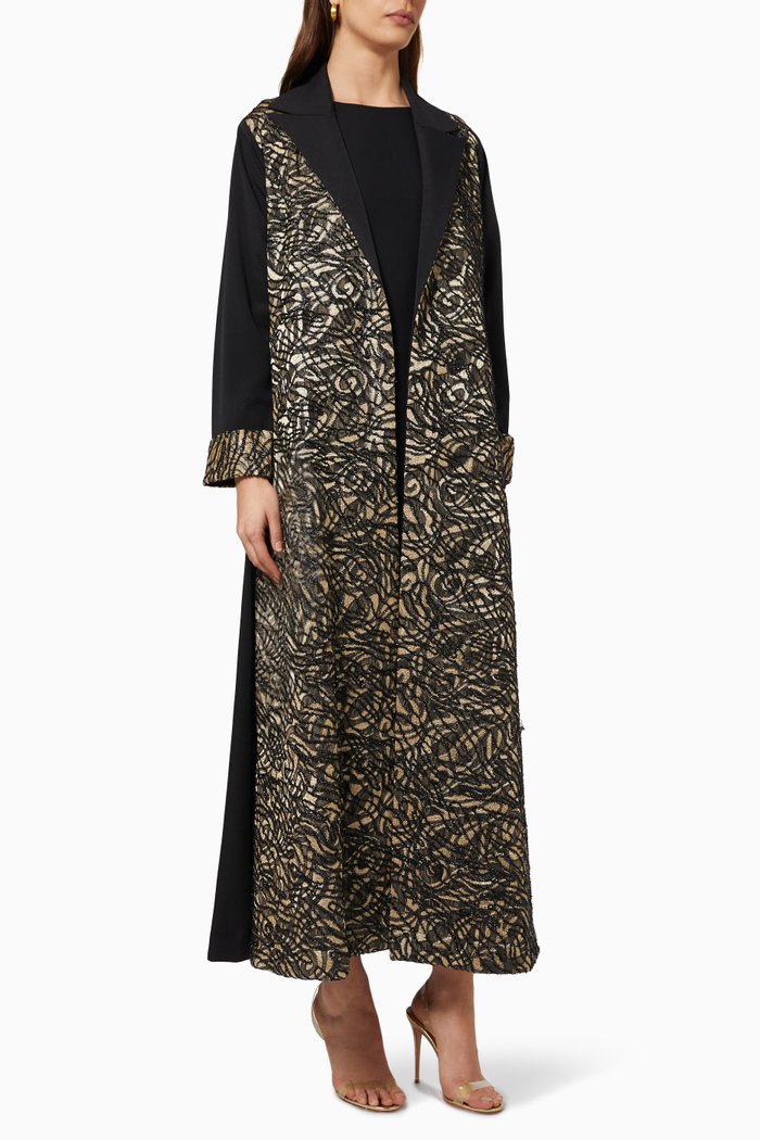 

Oud Abaya Set, Black