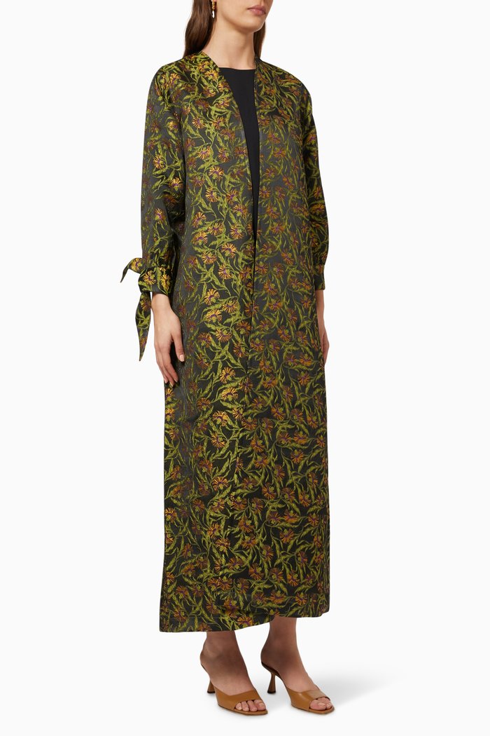 Evergreen Abaya Set, Green