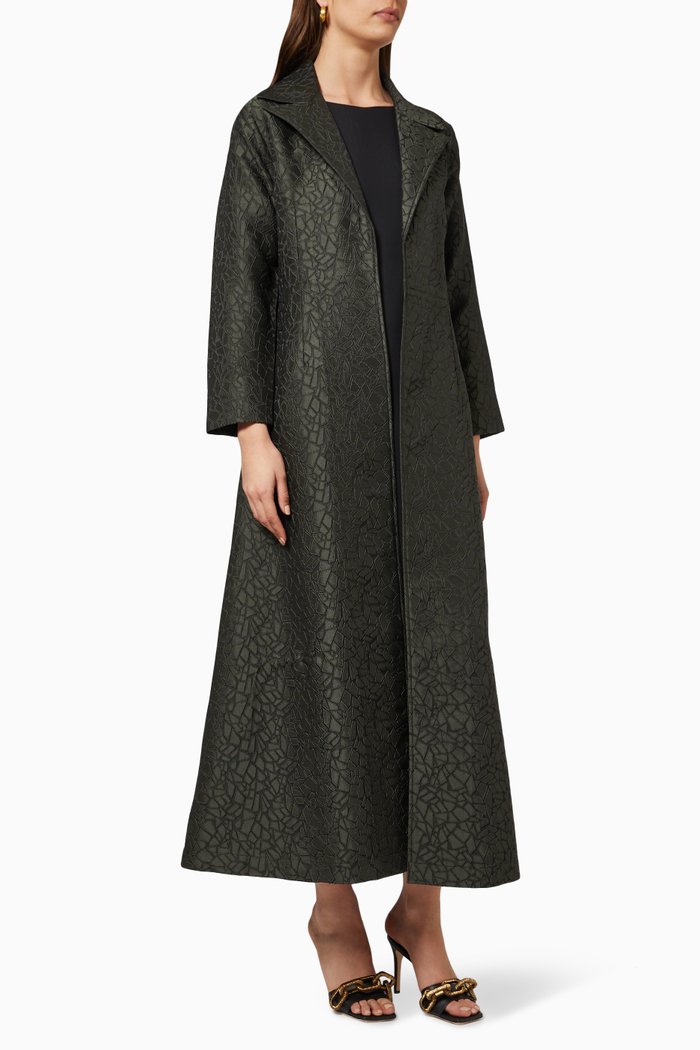

Olive Abaya Set, Green