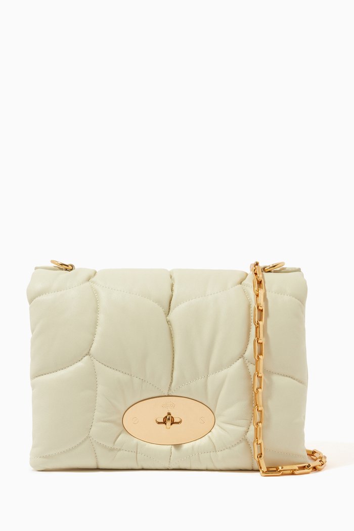 

Little Softie Crossbody Bag in Leather, Yellow