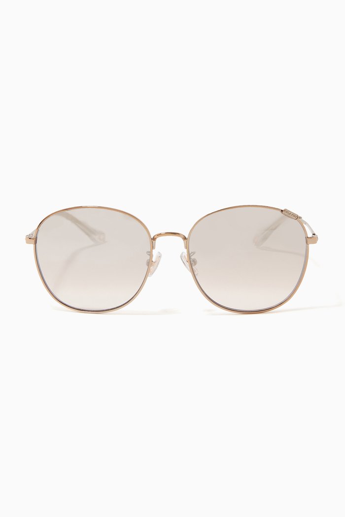 

Round Sunglasses in Metal, Neutral