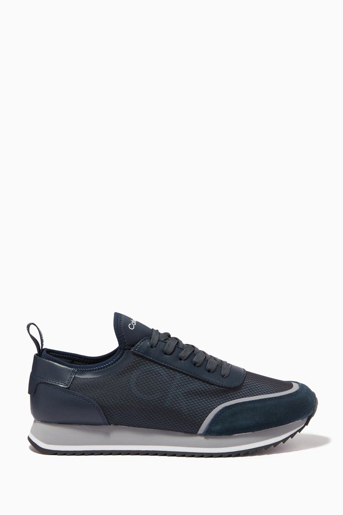 

Logo Sneakers in Mesh, Blue