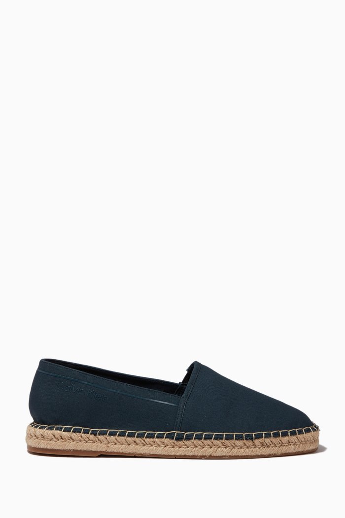 

Espadrilles in Recycled Cotton Canvas, Blue