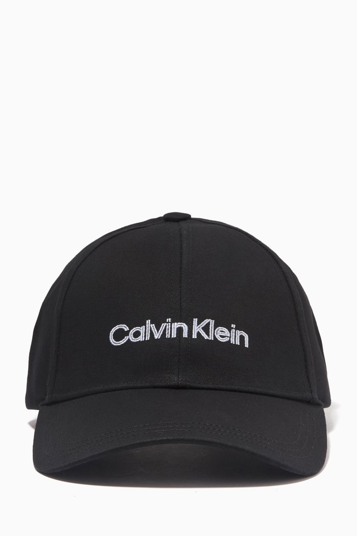 

Logo Cap in Organic Cotton Twill, Black