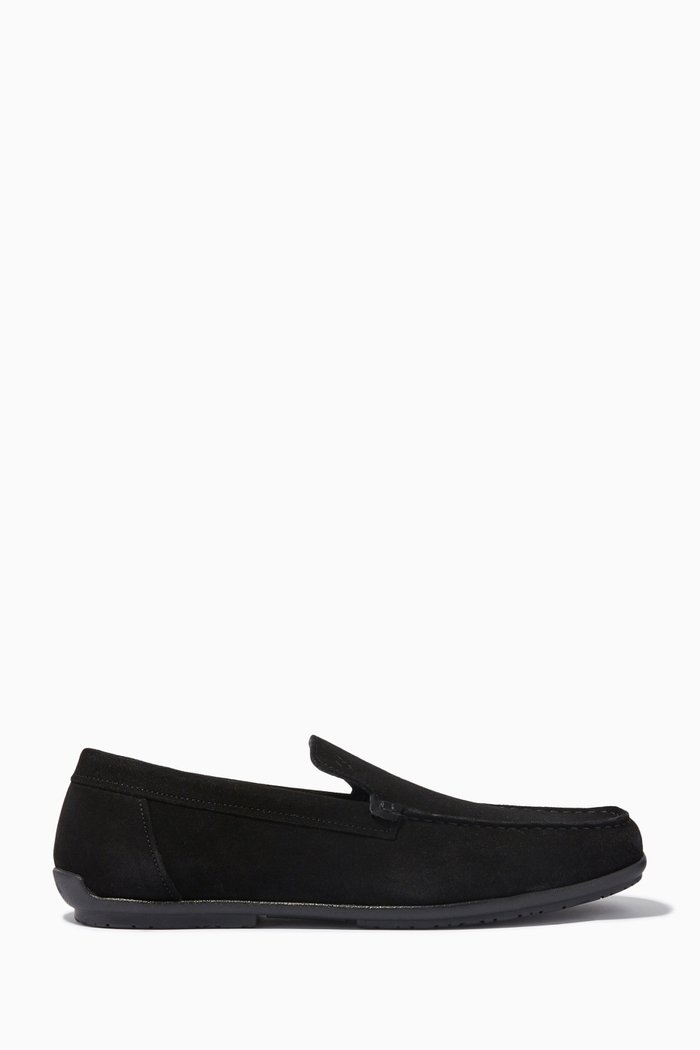 

Driver Shoes in Suede, Black