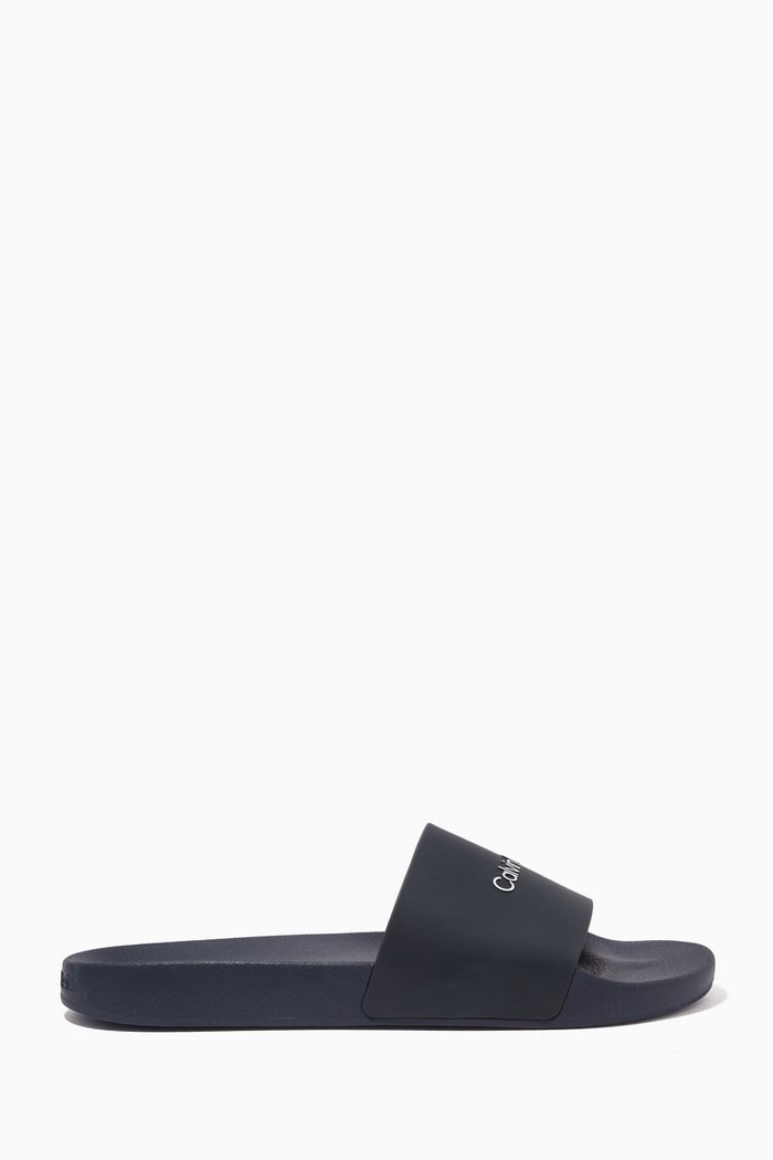 

Logo Slides in Rubber, Blue