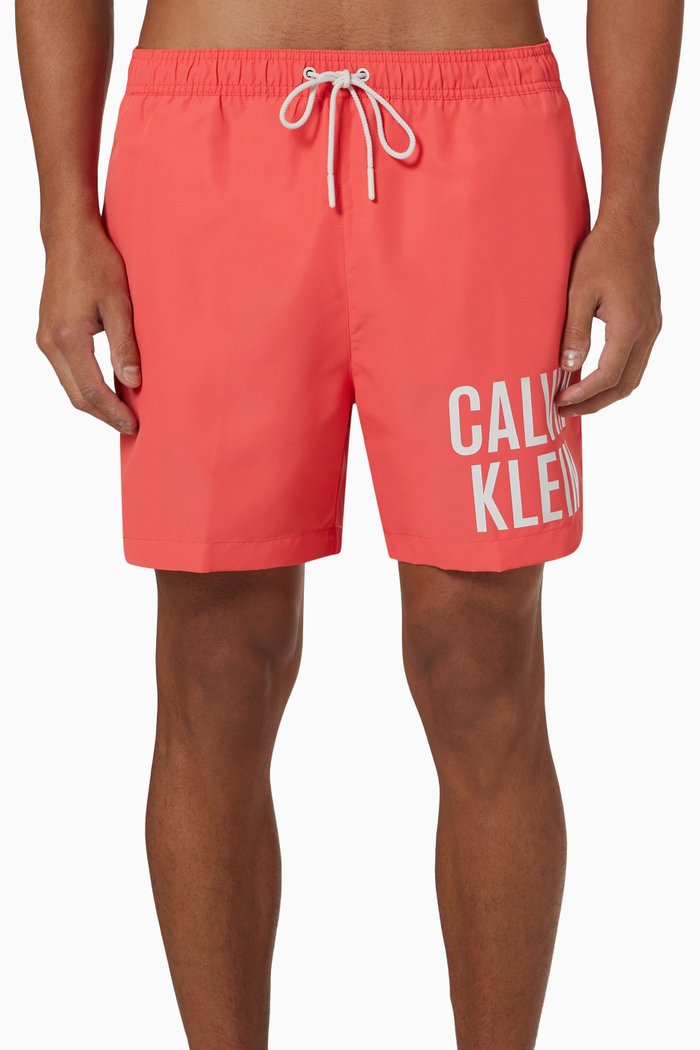 

Medium Drawstring Swim Shorts, Pink