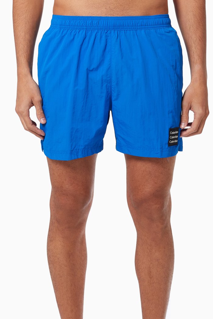 

Drawstring Swim Shorts, Blue