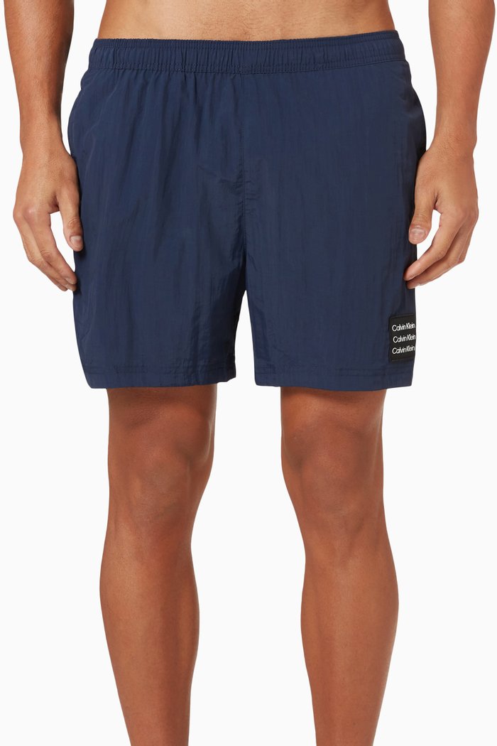 

Drawstring Swim Shorts, Blue