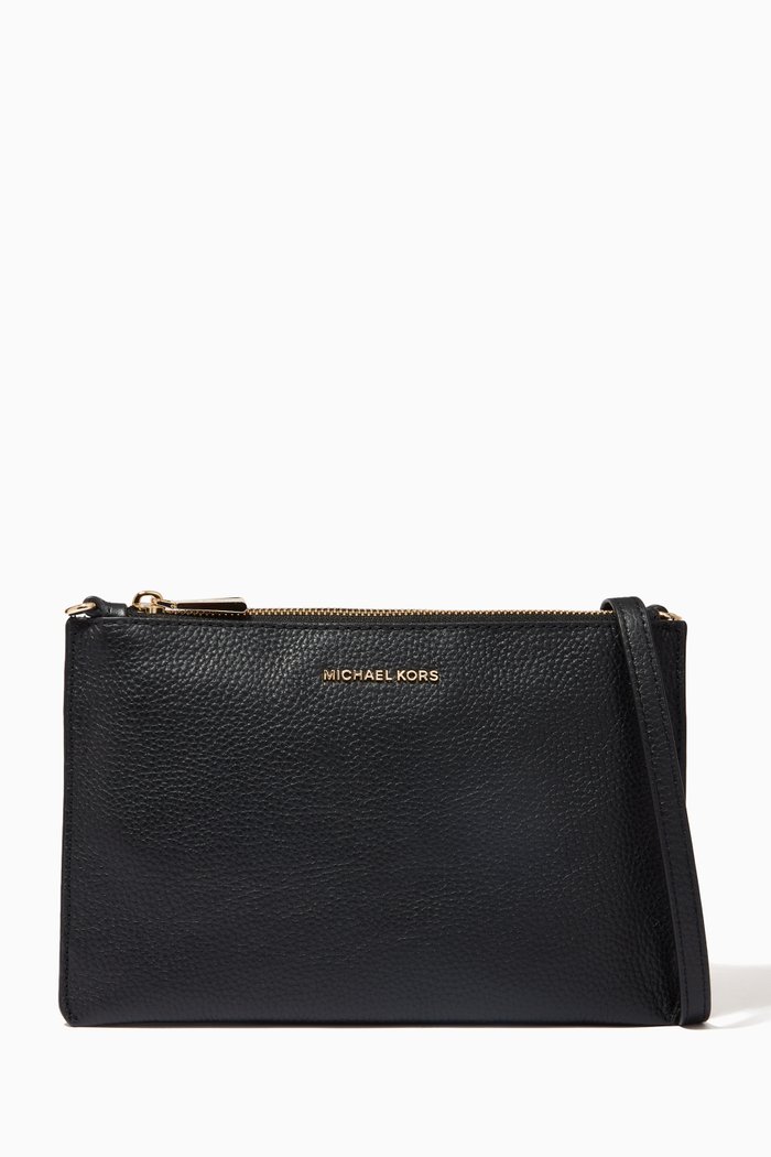 

Jet Set Crossbody Bag in Leather, Black