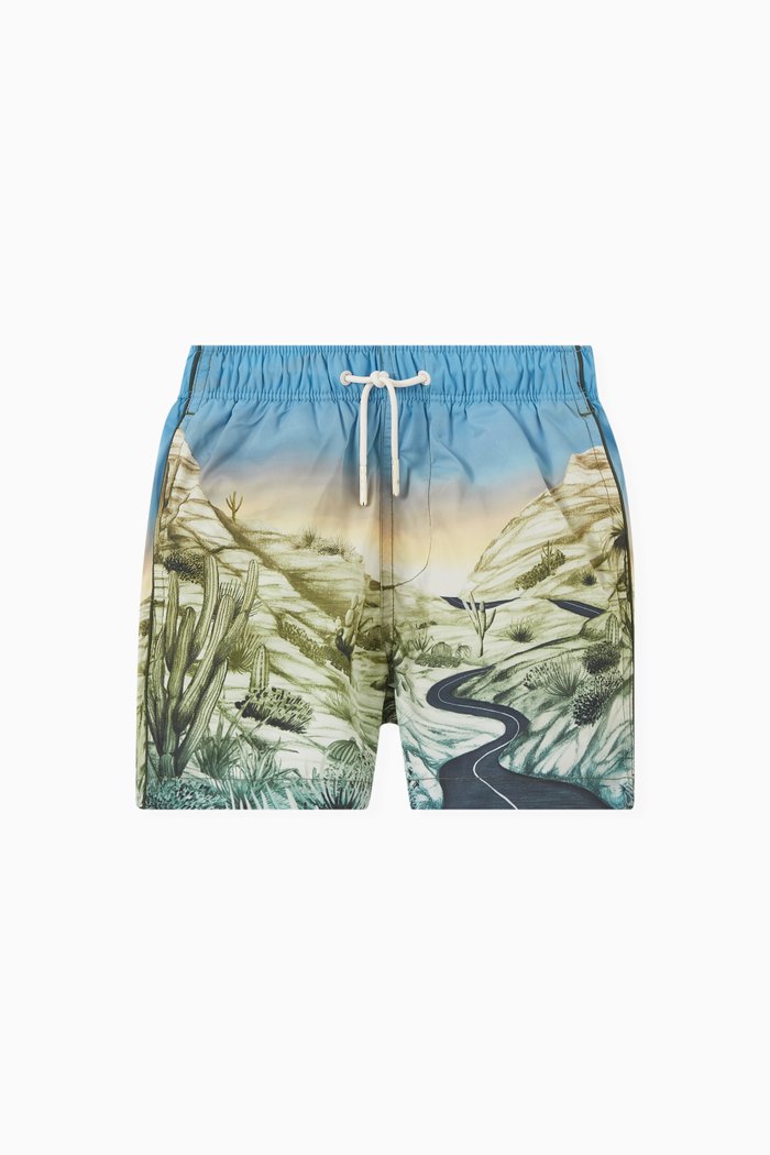 

Graphic Print Swim Shorts, Multicolour
