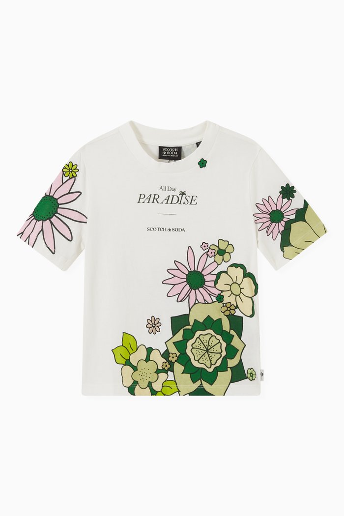 

Artwork Logo T-Shirt in Organic Cotton, Neutral