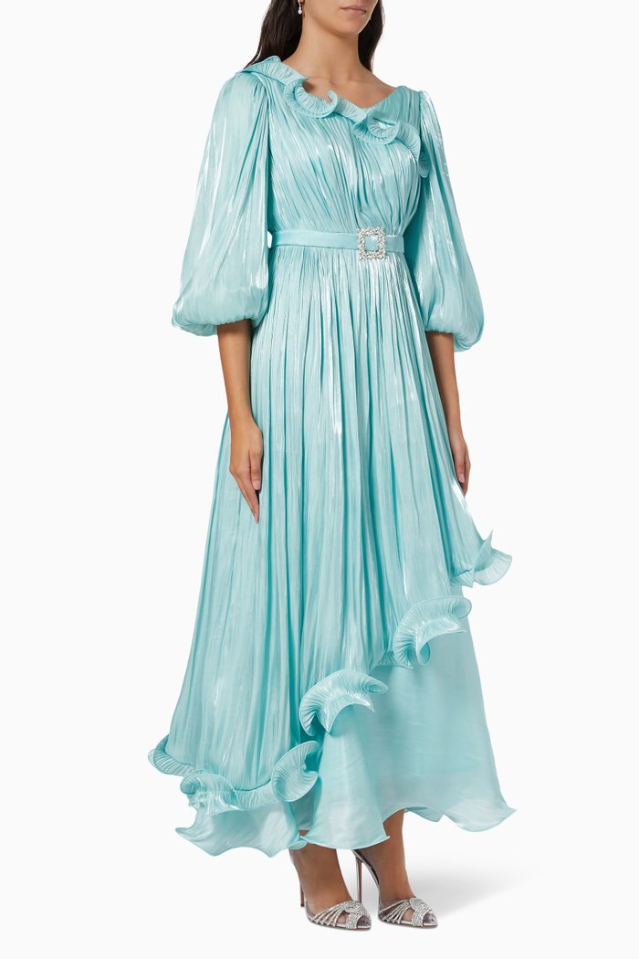 

Embellished Dress in Tulle, Green