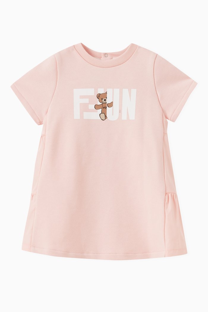 

FF Fun T-shirt Dress in Milano Jersey, Pink