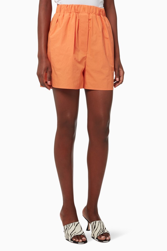 Lui Boxer Shorts in Organic Cotton, Orange