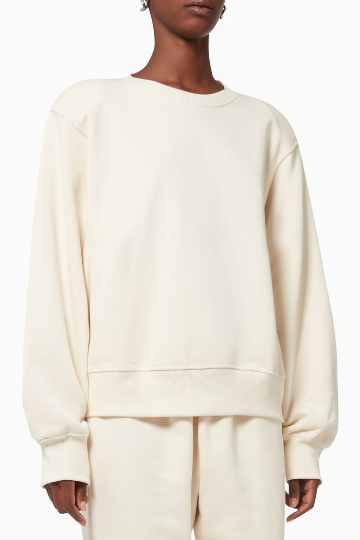 

Vanessa Sweatshirt in Cotton Jersey, White