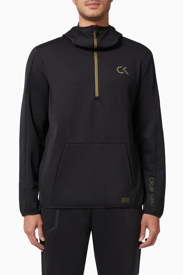 

Balaclava Hoodie in Technical Stretch Blend, Black