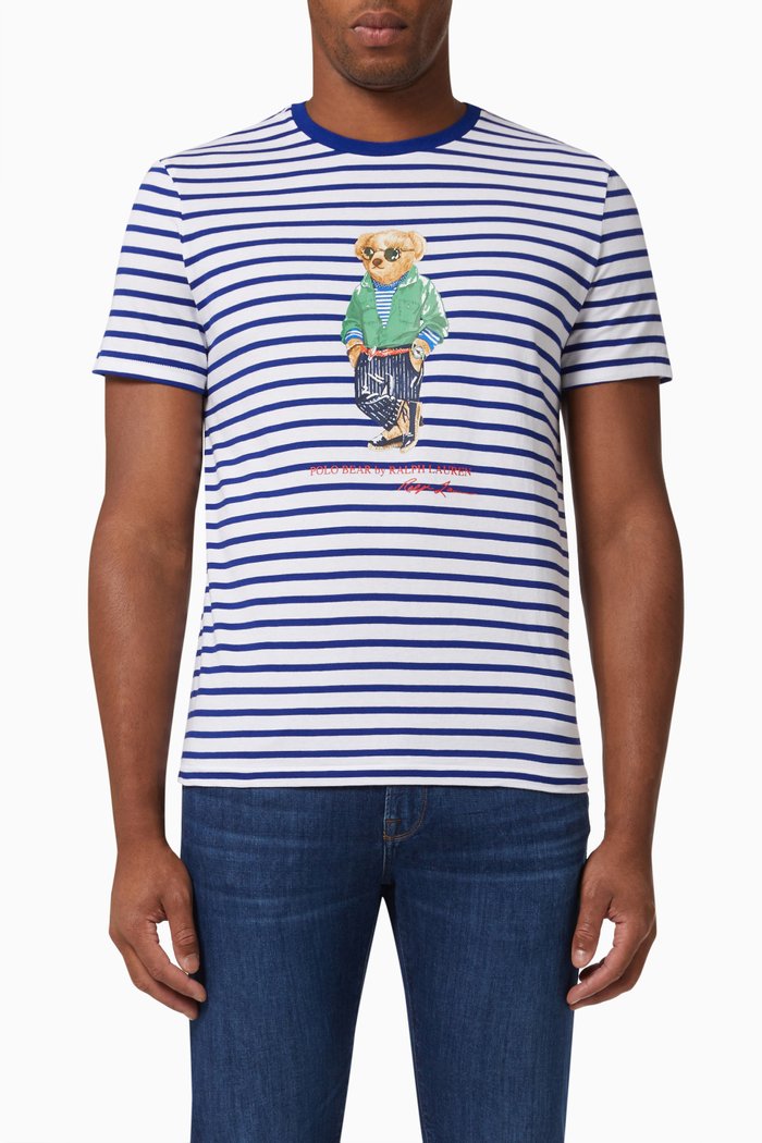 

Polo Bear T-shirt in Cotton Jersey, White