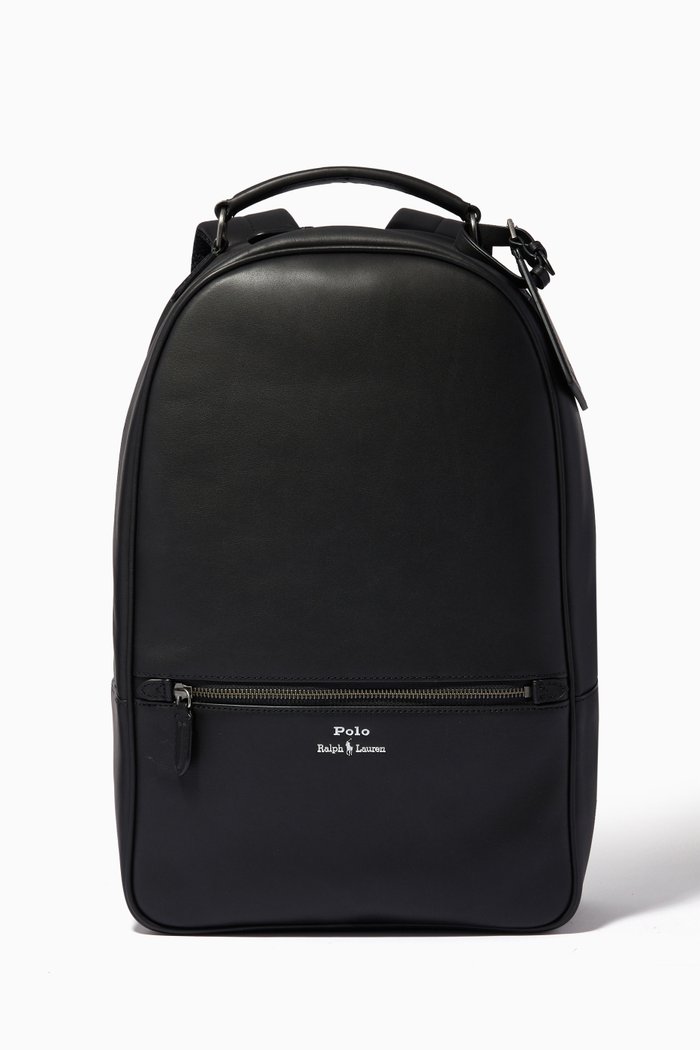 

Classic Backpack in Smooth Leather, Black