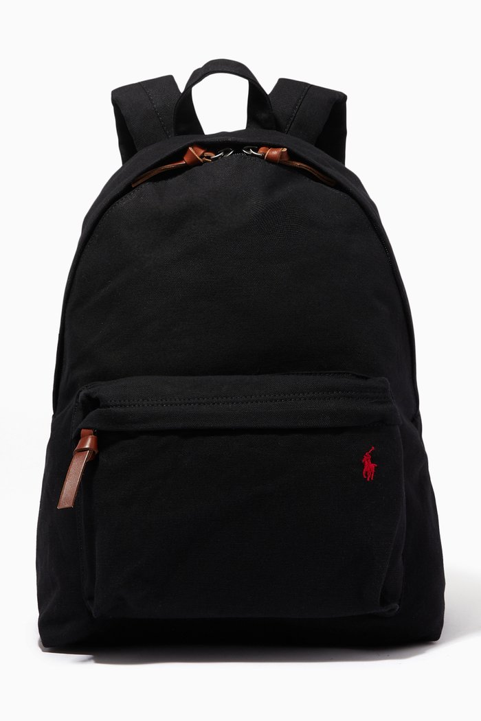 

Large Backpack in Canvas, Black