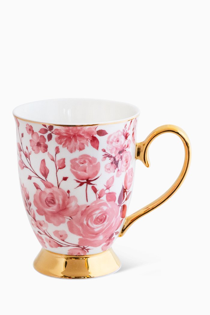 

Charlotte Rose Mug in Vegan Bone China, Pink