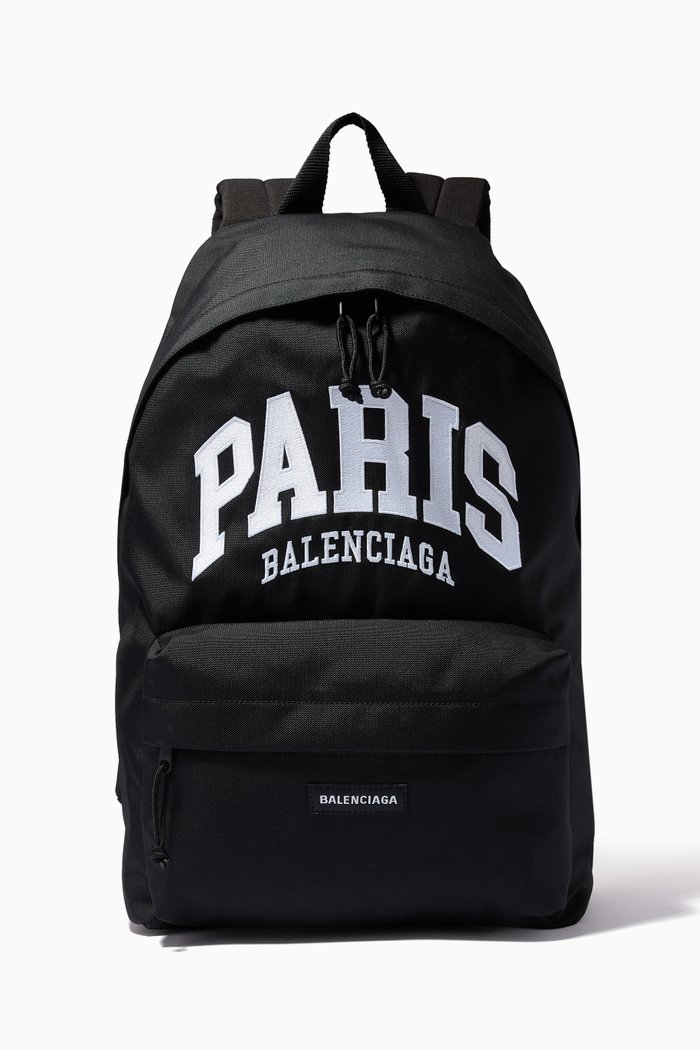 

Paris Explorer Backpack in Recycled Nylon, Black