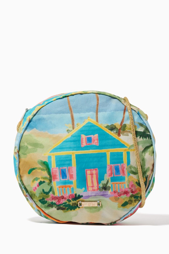 

Austria Island print Round Bag, Multicolour