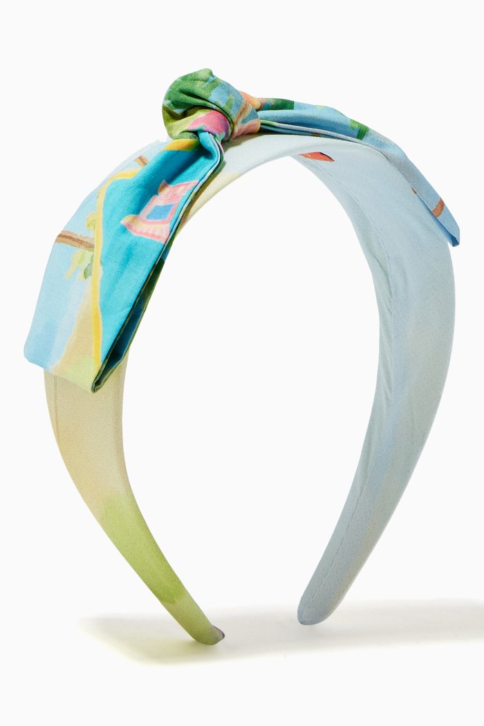 

Island Print Headband, Multicolour