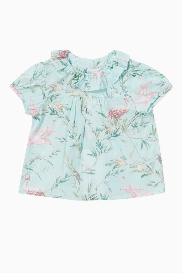 

Victoria Top in Cotton, Green
