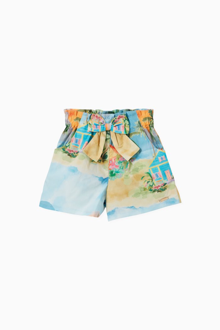 

Annika Island Print Shorts, Multicolour
