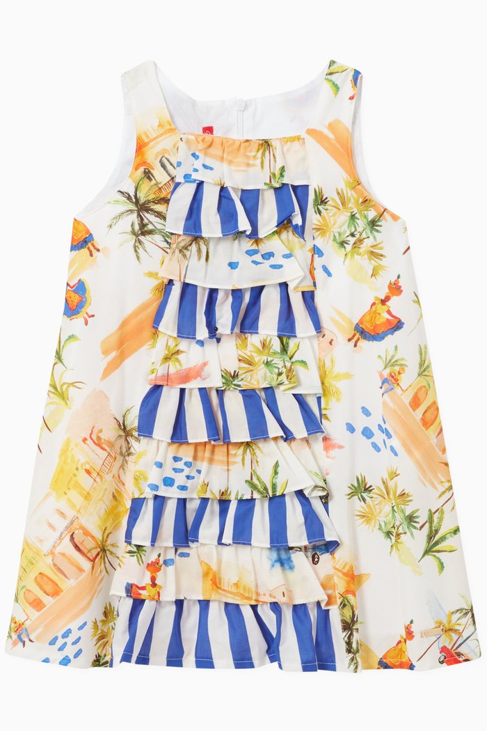 

Griselda Dress in Cotton, Multicolour
