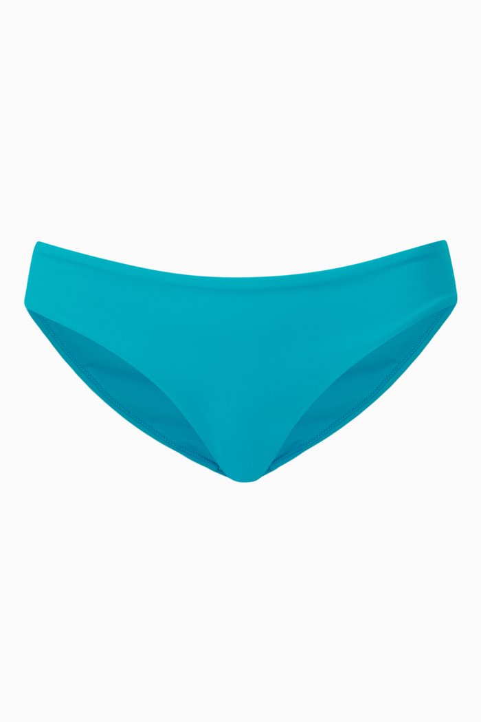 

Seamless Low-rise Bikini Briefs in Nylon, Blue