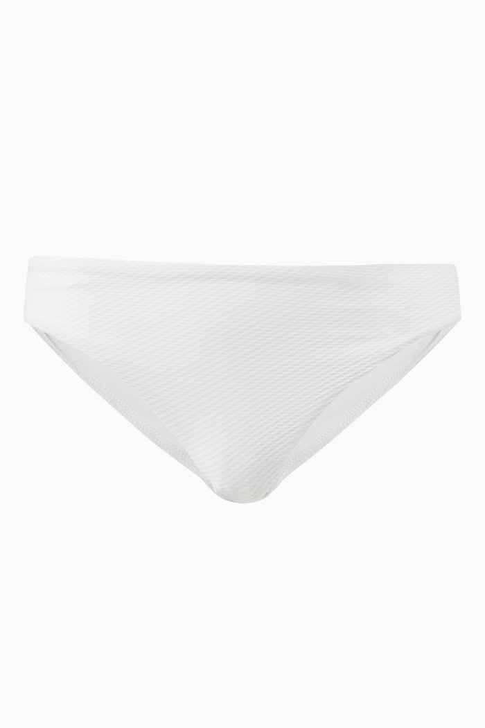 

Seamless Low-rise Bikini Briefs in Nylon, White