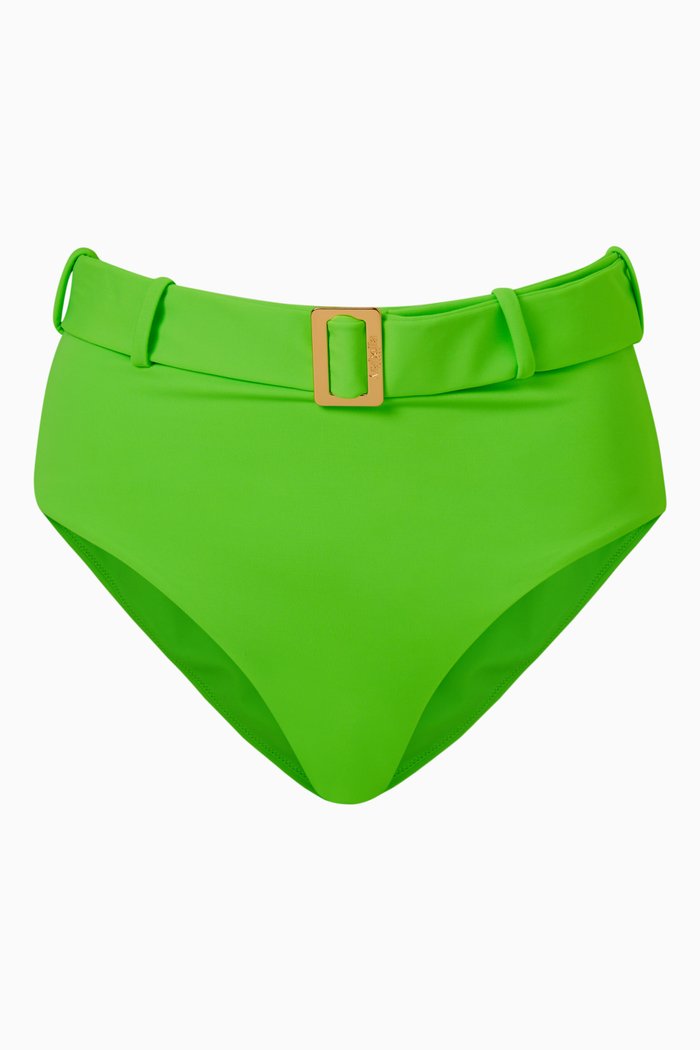 

The Belted Bikini Briefs in LYCRA®, Green