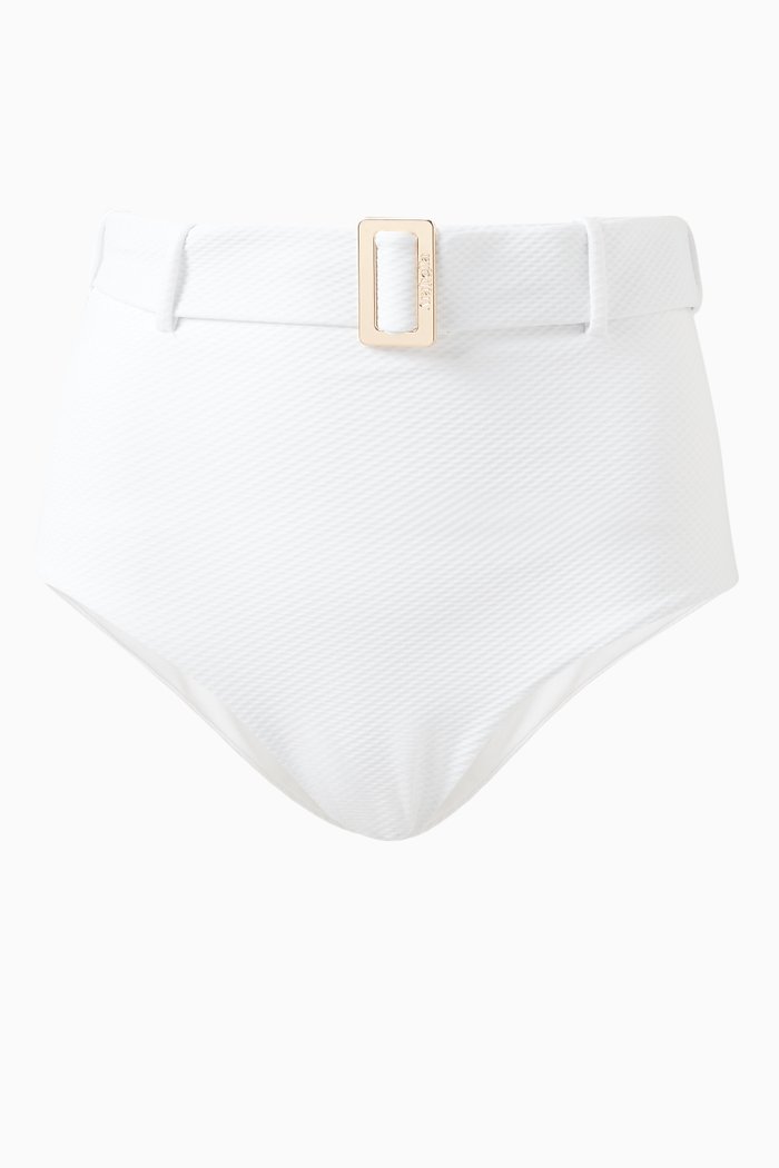 

The Belted Brief Bikini Bottoms in LYCRA®, Neutral