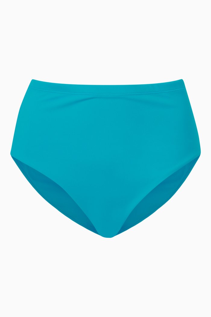 

The Sculpting High Waist Bikini Briefs in LYCRA®, Blue