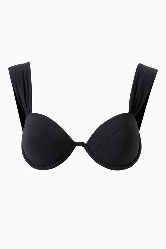 

The Modern Bustier Bikini Top in LYCRA®, Black