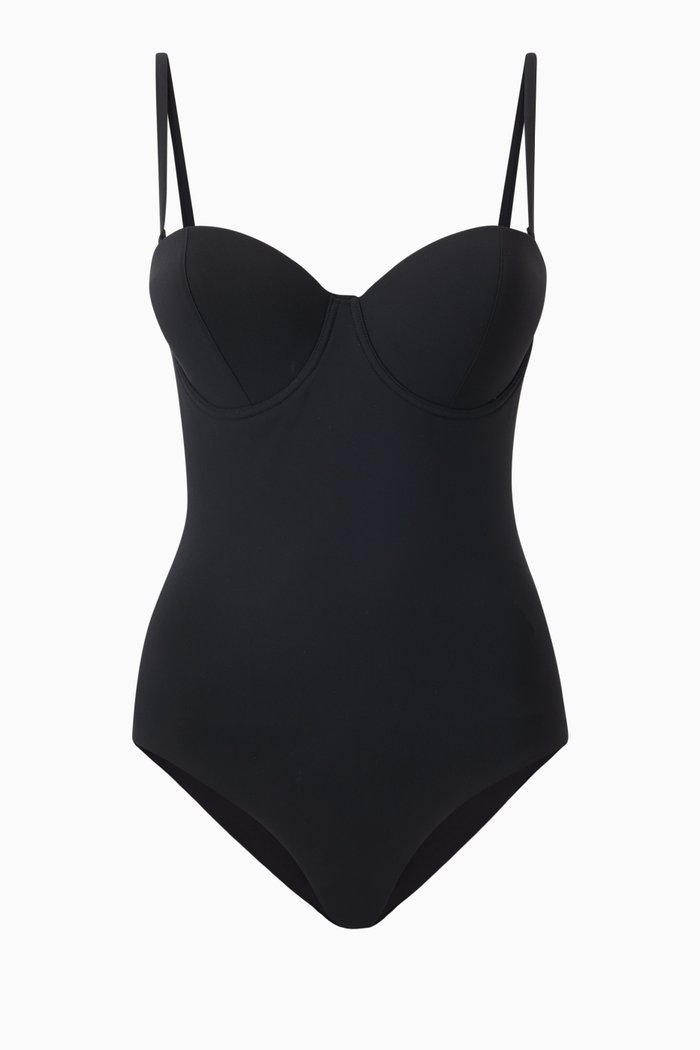 

The 9.2.9 One Piece Swimsuit in Nylon, Black