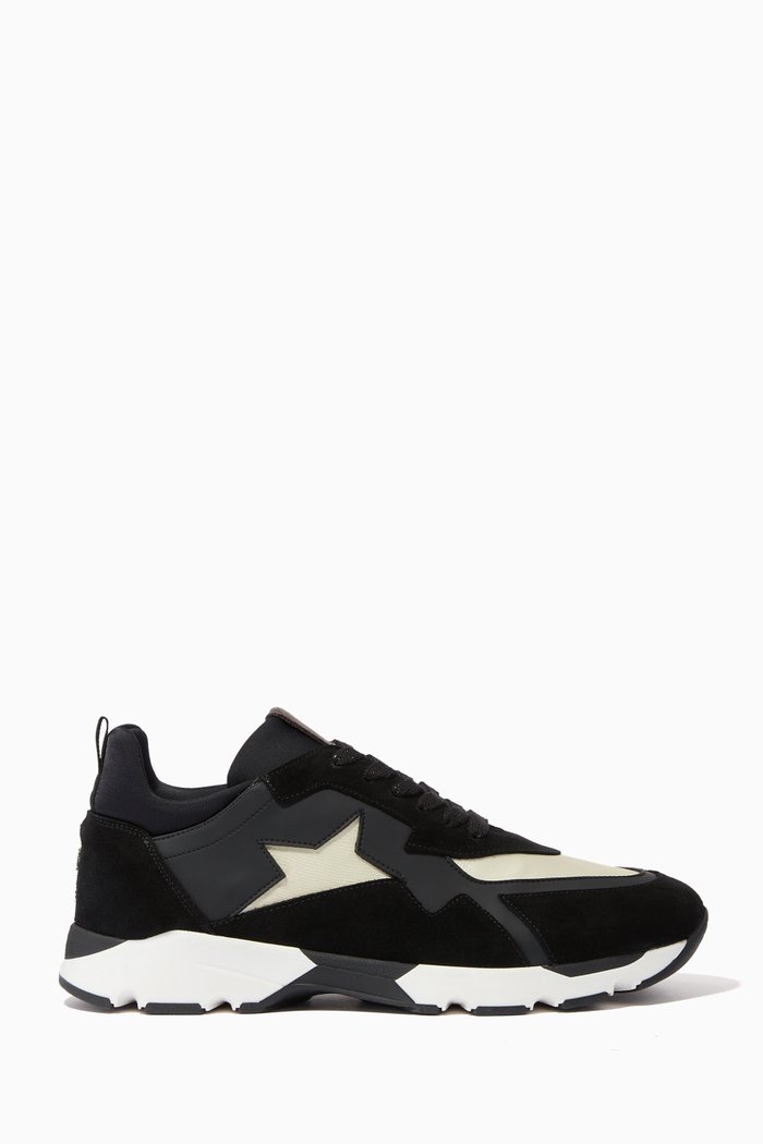 

Sporty Sneakers in Leather, Multicolour