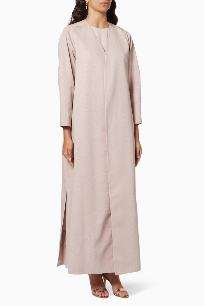 

Long Sleeve Abaya, Pink