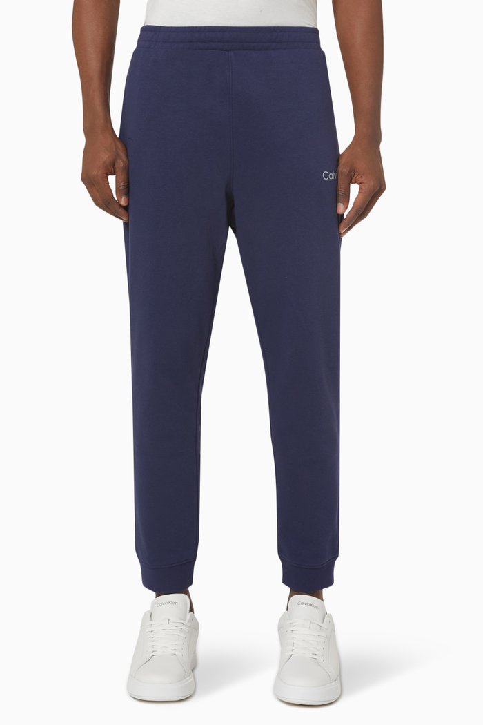 

Jogger Pants in Stretch Cotton, Blue