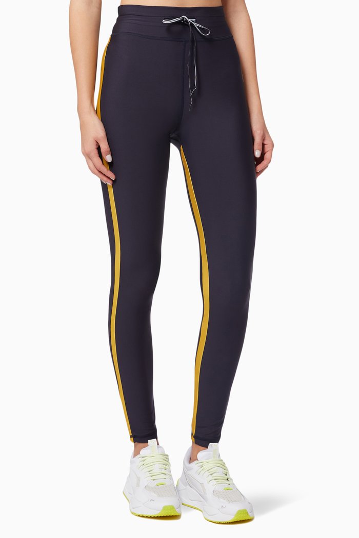 

Aika Yoga Pants in Stretch Nylon, Blue