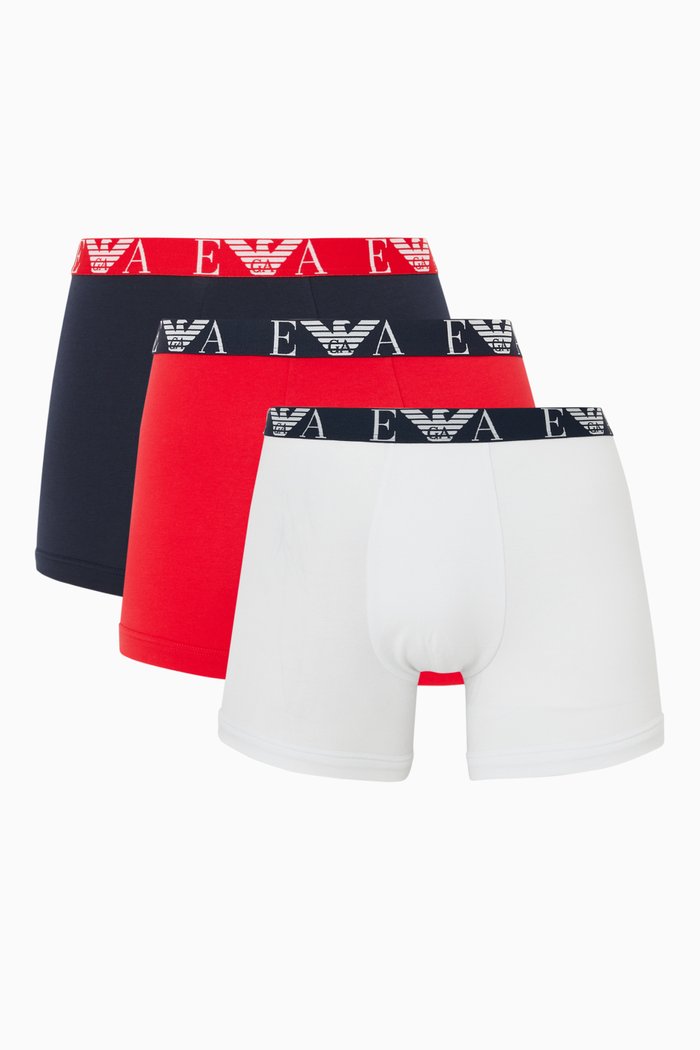 

Logo Waist Trunks, Set of 3, Multicolour