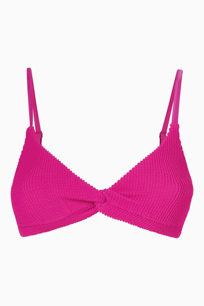 Always Fits Twist Bikini Top, Pink