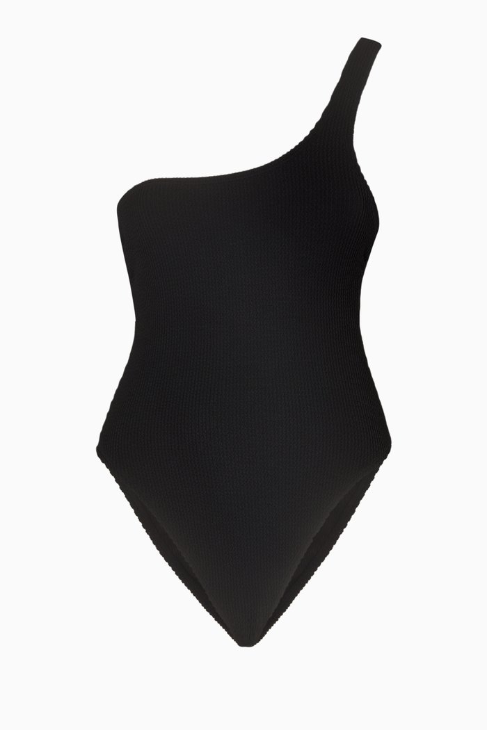 

Always Fits One Shoulder Swimsuit, Black