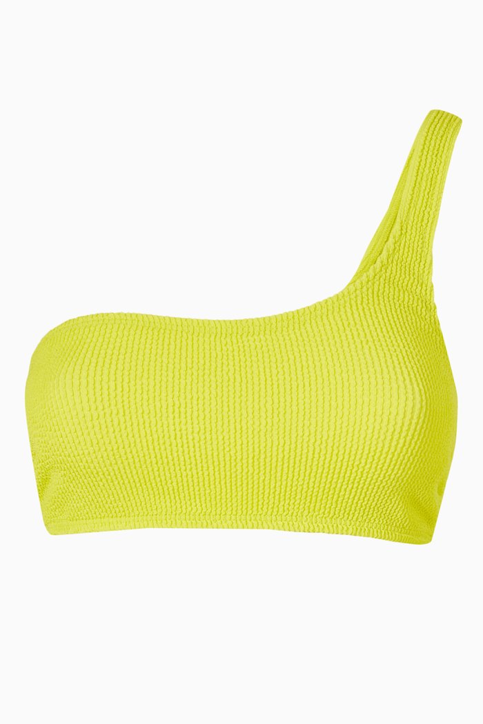 Always Fits One Shoulder Bikini Top, Yellow