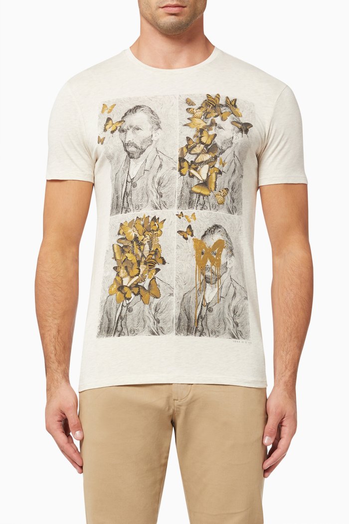 

Graphic T-Shirt in Cotton, White