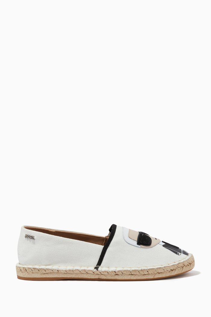 

Kamini Espadrilles in Canvas, Black