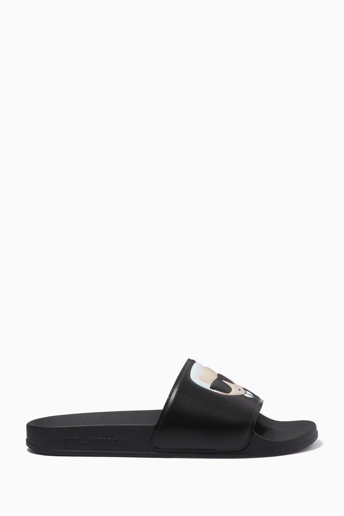 

Kondo II Slides in PU, Black
