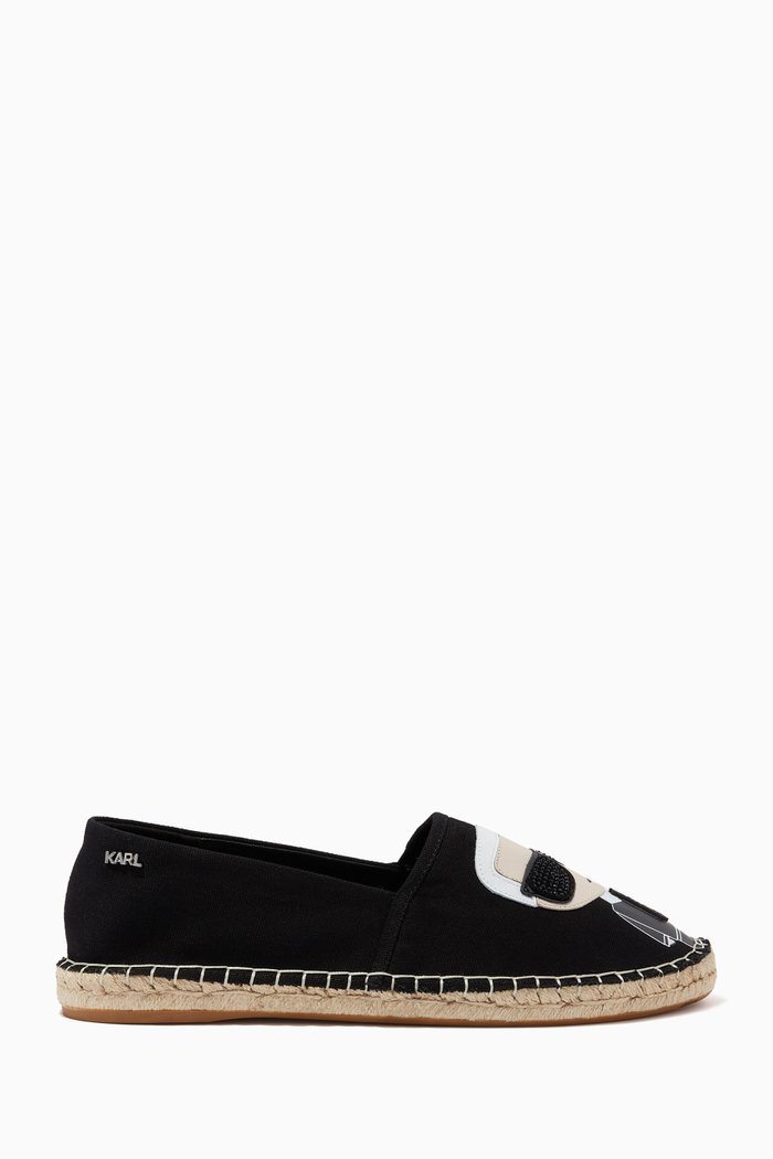 

Kamini Espadrilles in Canvas, Black